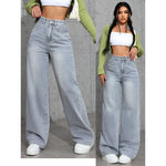 Sweet And Spicy Style High Waist Straight Jeans - Sweet And Spicy Style High Waist Straight Jeans 6