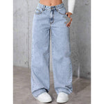 Sweet And Spicy Style High Waist Straight Jeans - Sweet And Spicy Style High Waist Straight Jeans 4